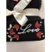 Betsey Johnson 's Love Black Snood and Beanie NEW  eb-78814946